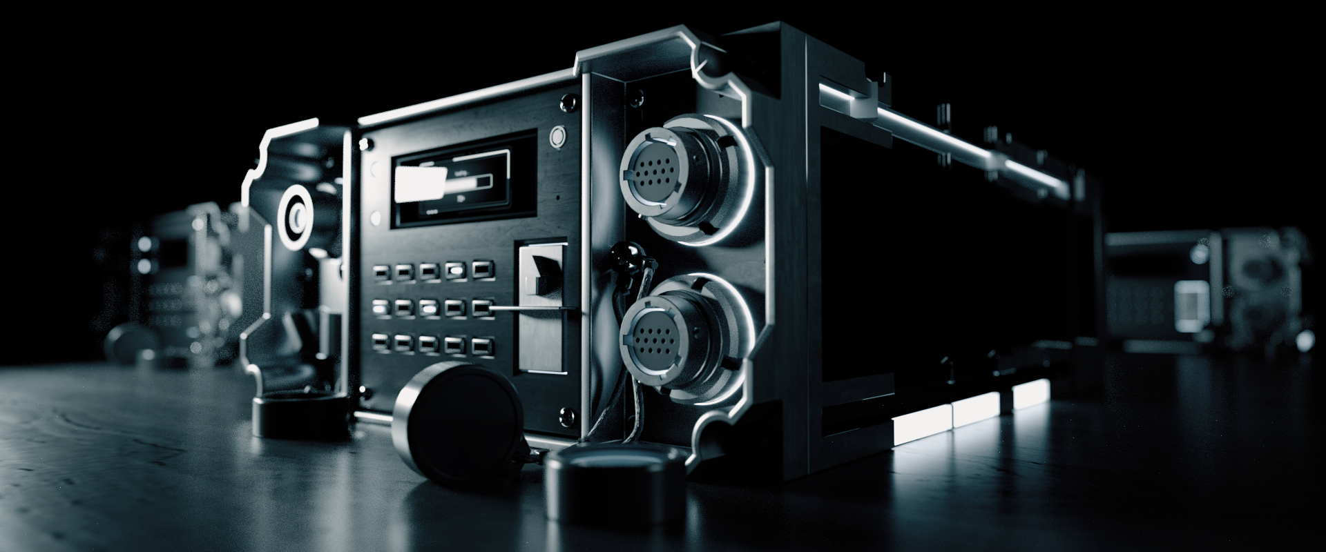 Transmitter — symmetry and intersection bevels